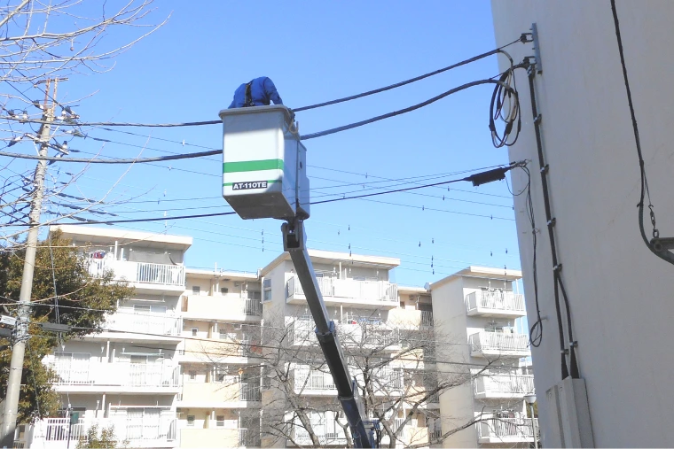 若手社員の仕事の様子